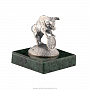 Статуэтка на камне "Бык с монетой" (серебро 875*), фотография 4. Интернет-магазин ЛАВКА ПОДАРКОВ